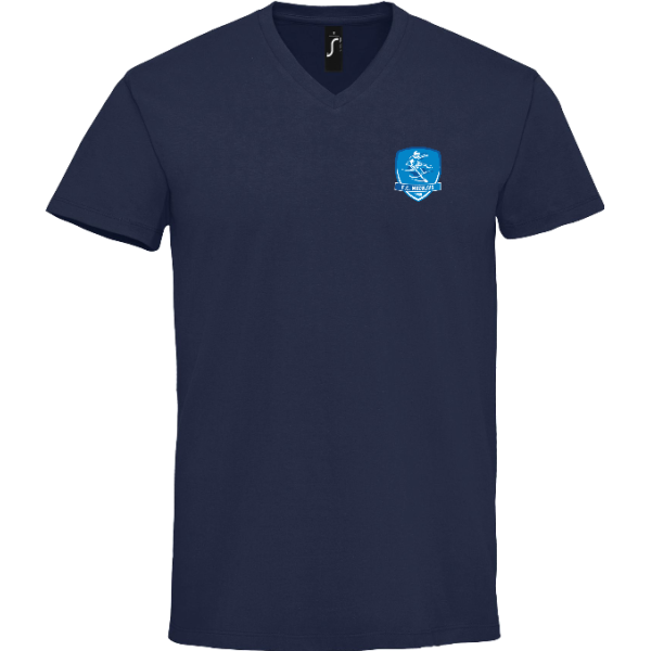 Tee-shirt manche courte col V FEMME...