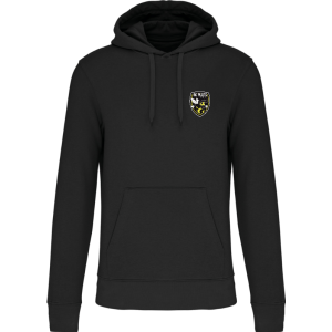 SWEAT CAPUCHE ADULTE NOIR -...