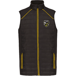 BODYWARMER SM NOIR/JAUNE -...
