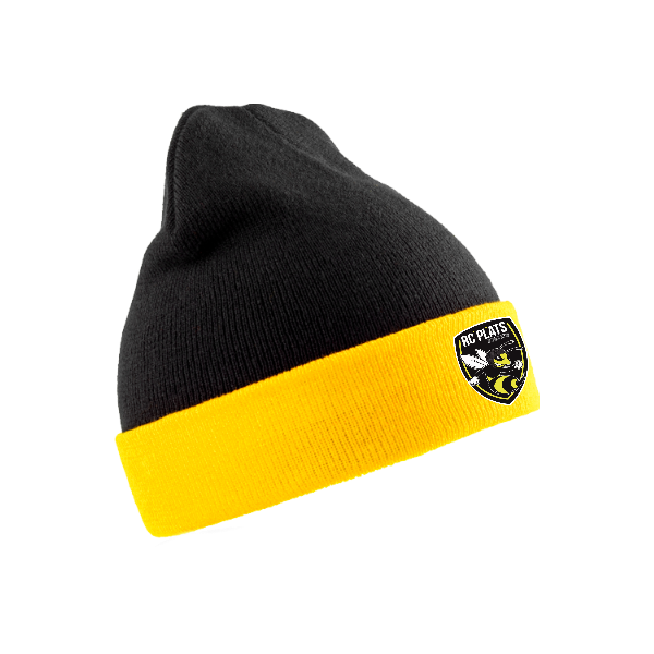 BONNET ADULTE NOIR/JAUNE - RC PLATS