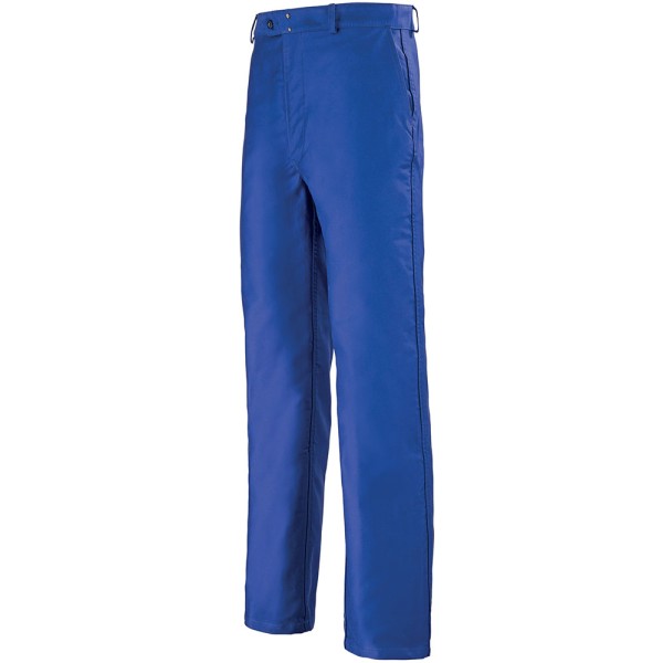 PANTALON DROIT MOLESKINE BLEUE