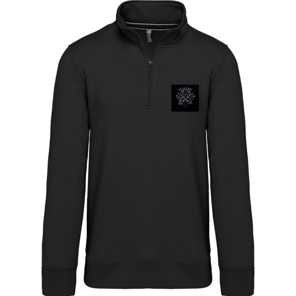 Sweat-shirt col zippé homme COMPAGNONS