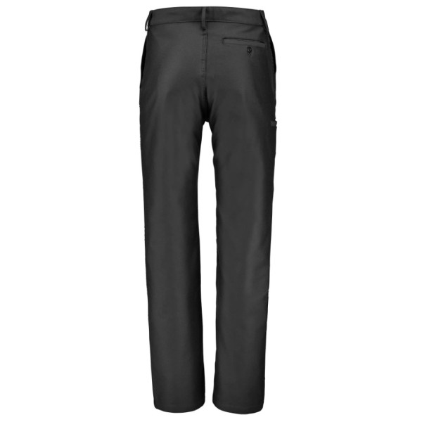PANTALON DROIT BENOIT EN MOLESKINE NOIRE