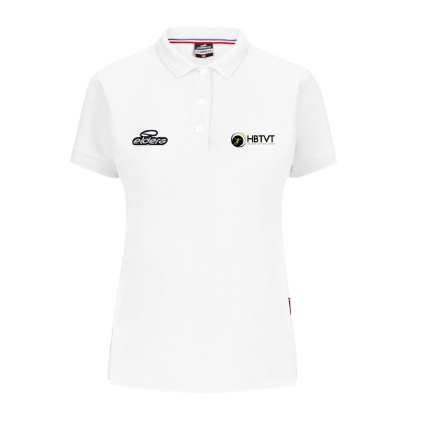 Polo femme blanc CLASSICA ELDERA- HBTVT
