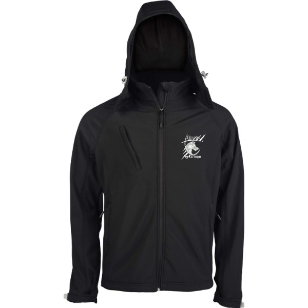 Veste softshell à capuche amovible -...