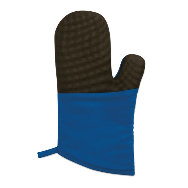 2 gants cuisine bleu