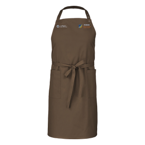 Tablier à bavette marron... 2