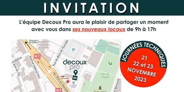 Journées techniques Decoux Pro ! 