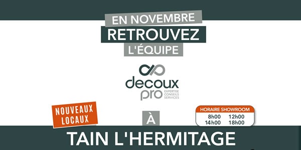 Nouveaux locaux à Tain l'Hermitage !
