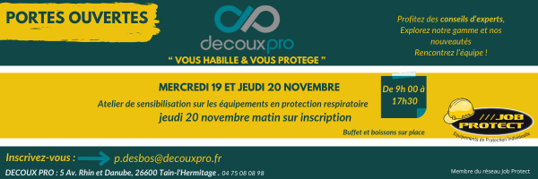 PORTES OUVERTES - 19 & 20 NOVEMBRE 2025